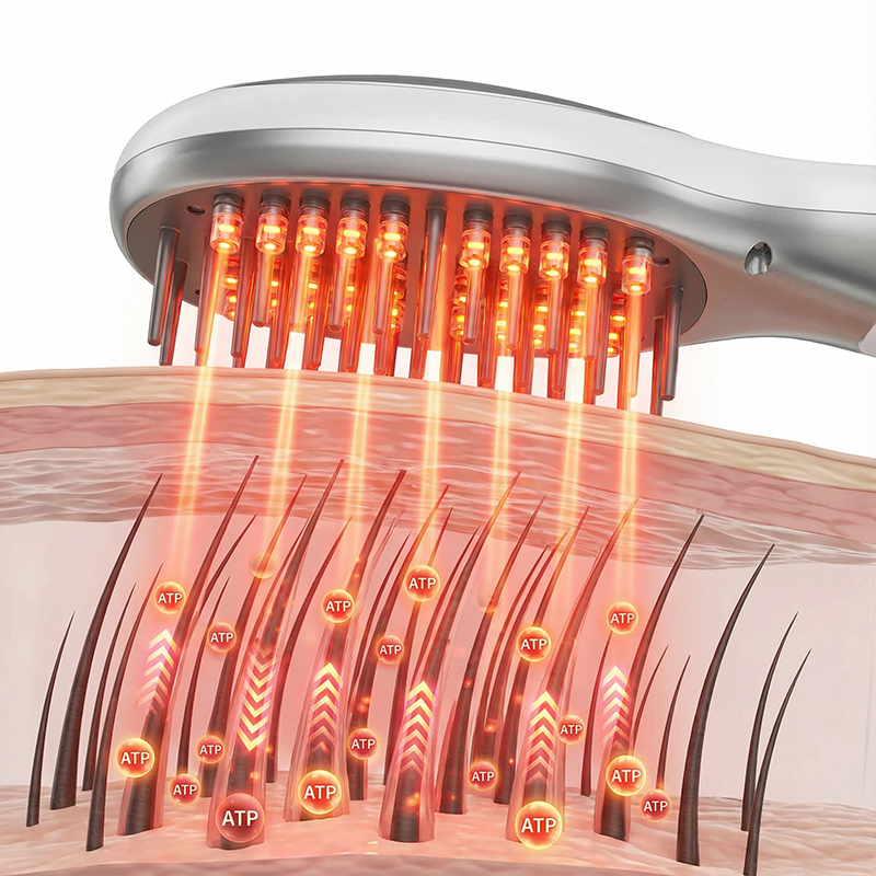 Hair Follicle Stimulation Diagram